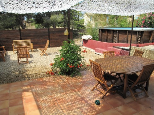 terrasse et jardinet location villa Cassis